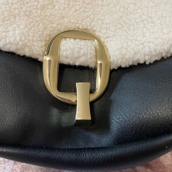JustFab LEATHER CLUTCH PURSE WITH LONG STRAP - Picture 2 of 11